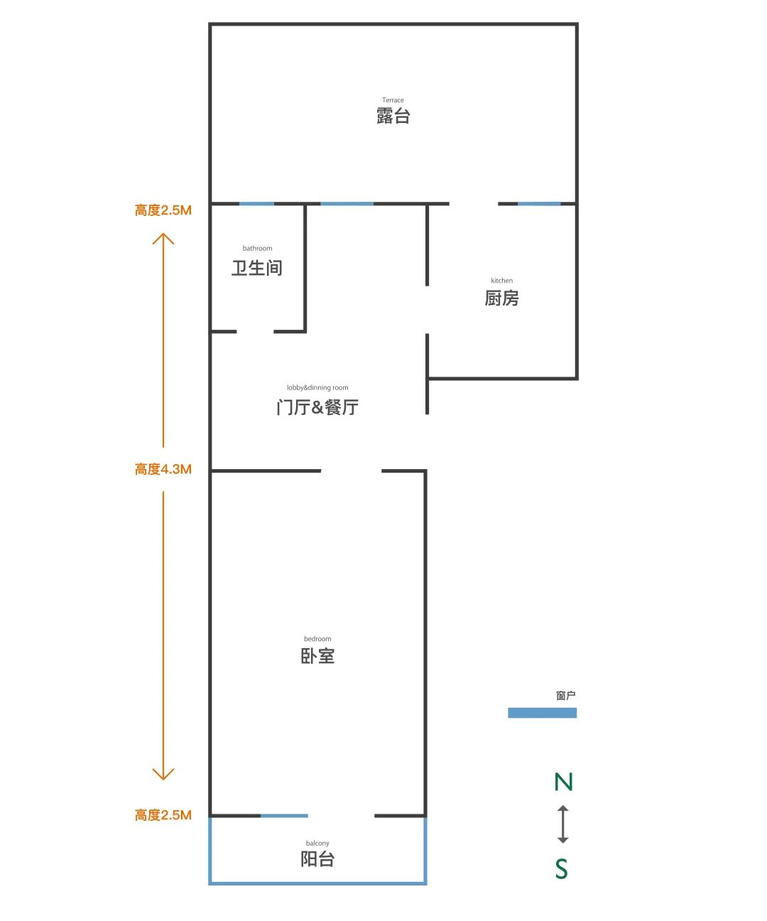北漂十年买下39㎡老破小,改成两室两厅还带20㎡露台,太爽了! - 知乎