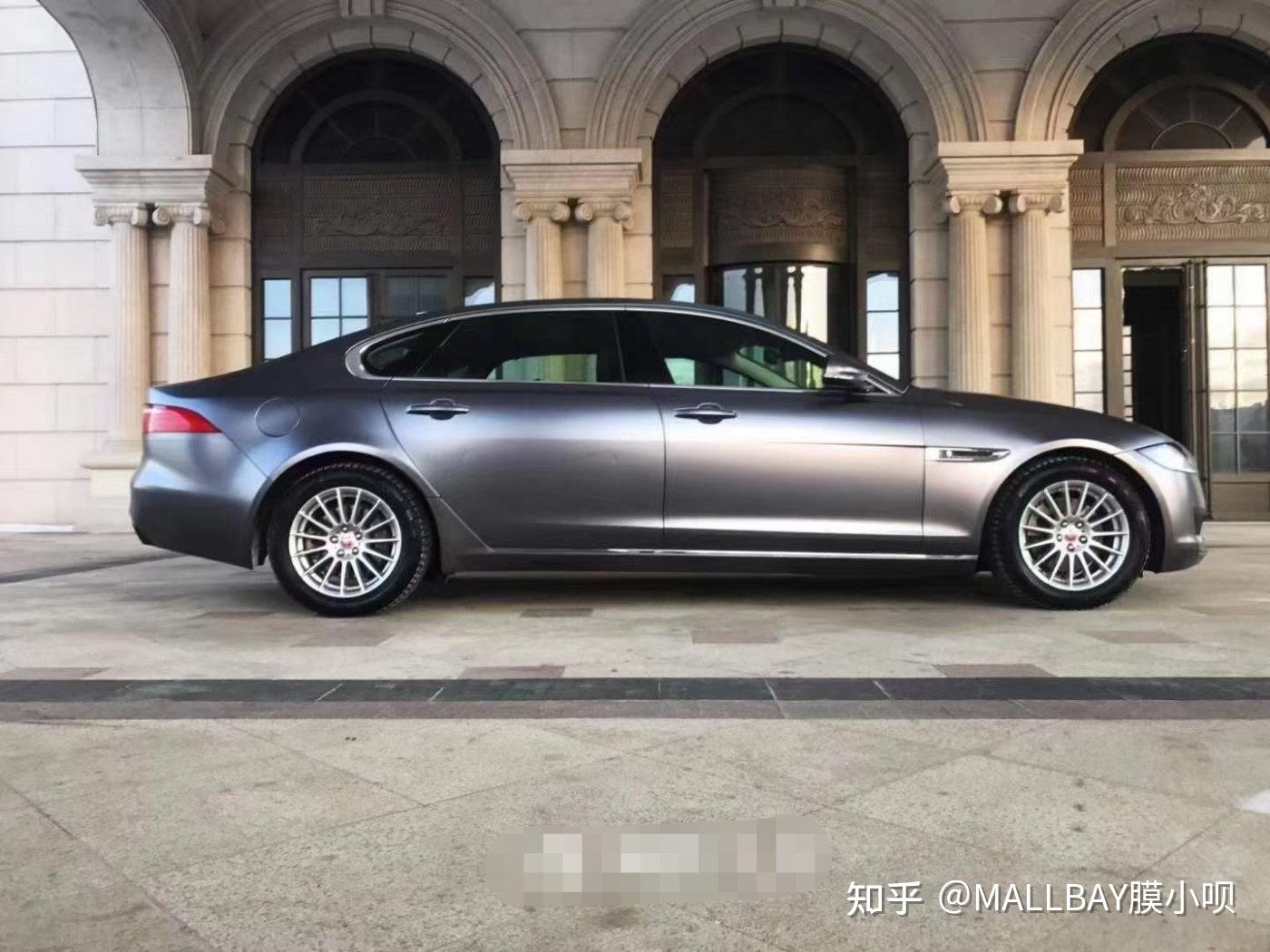 捷豹xfl改色金属钛灰素颜也很出色