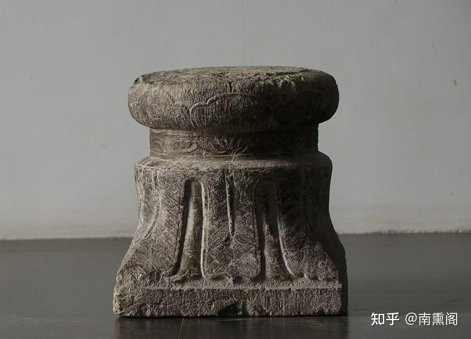 明代天圆地方莲花石座