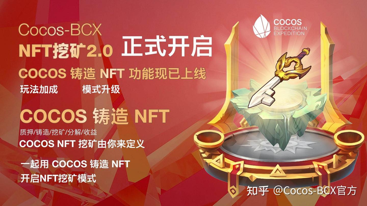 Cocos-BCX NFT 挖矿2.0正式开始，大家共享总矿池50,000COCOS - 知乎