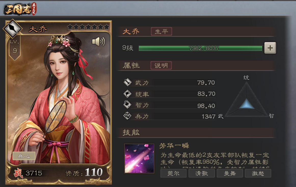 白送的孙尚香该不该培养三国志威力无双武将进阶一步到位