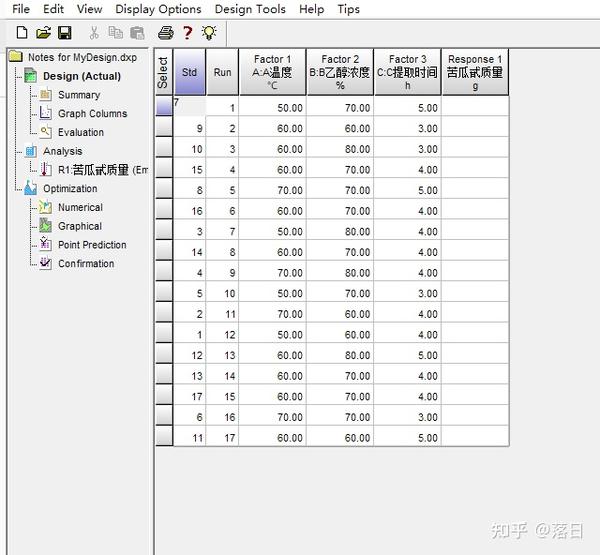 使用DesignExpert 软件进行响应面法（RSM）试验设计与分析 知乎