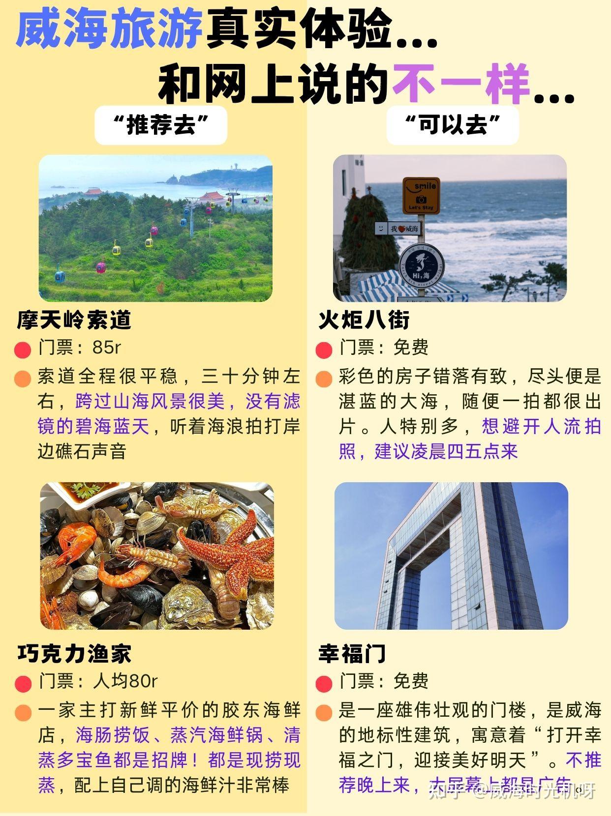 威海旅游真实体验...和网上说的不一样... - 知乎