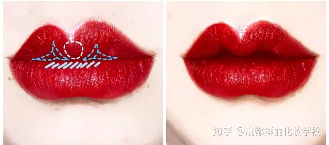 椭圆唇可能听起来比较抽象,其实就是没有明显唇峰/唇珠,整体看起来