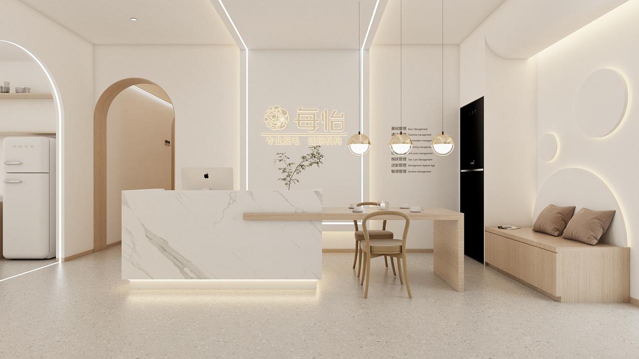 皮肤管理店设计尽显浪漫唯美和清新自然 - 知乎