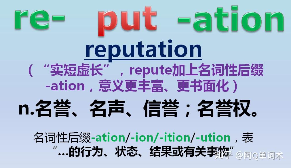 阿Q四六级考研单词术01讲——词根[put] - 知乎