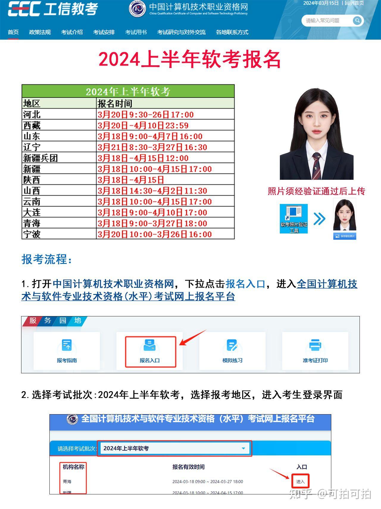 2024年上半年软考报名流程抢先看