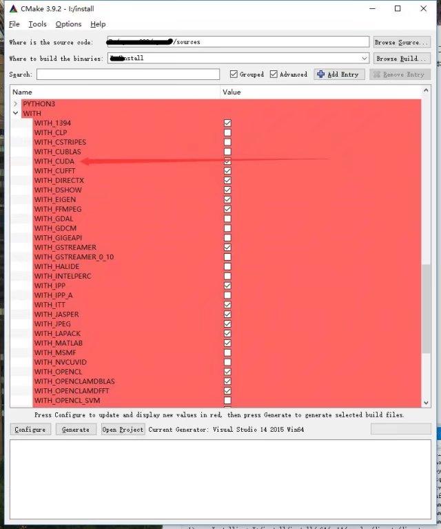 Cuda opencv3 30 cmake 