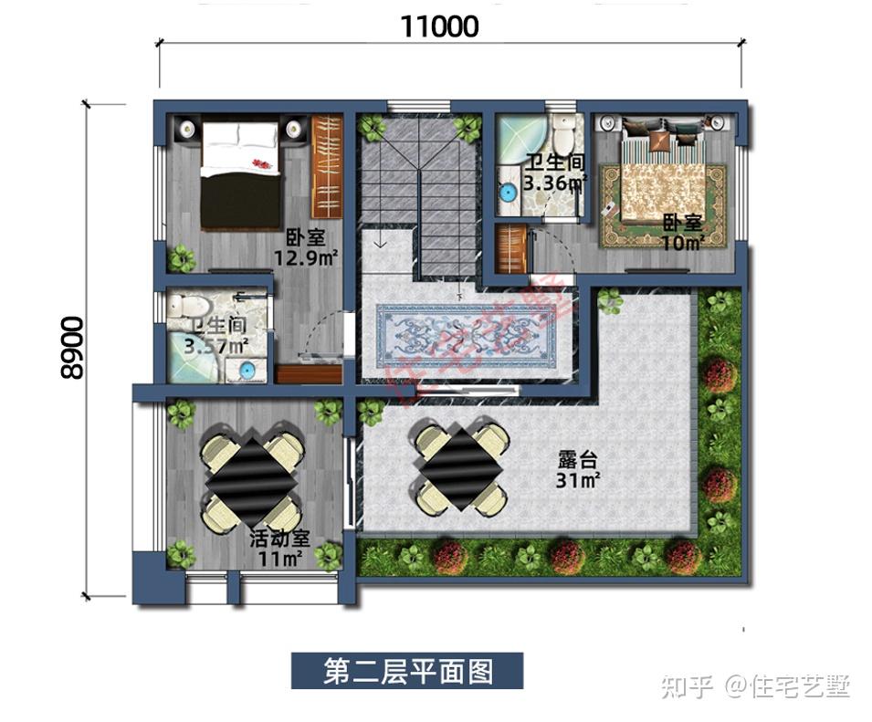 占地不足100平,造价20万起步,精选6套农村自建房户型 - 知乎