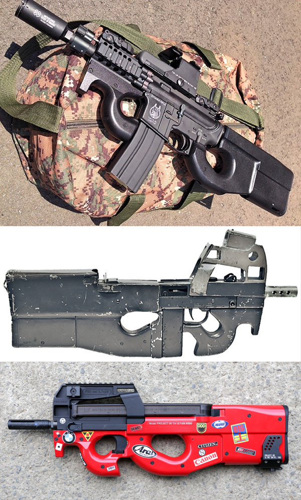 有哪些造型或结构设计很前卫的枪?