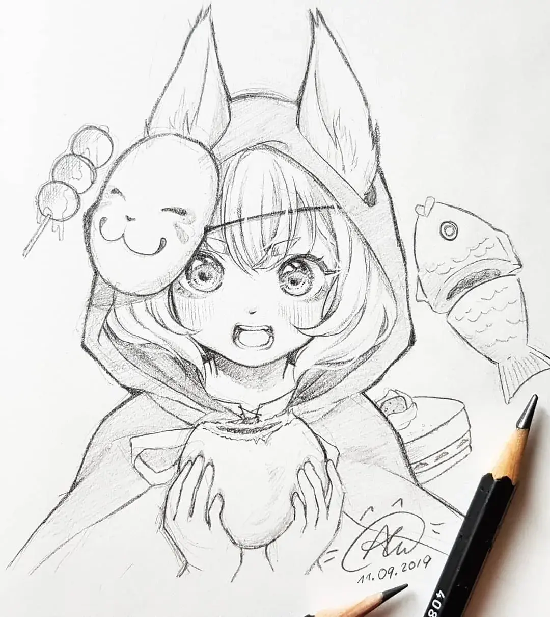 用简单线条就能画出动漫人物大家也可