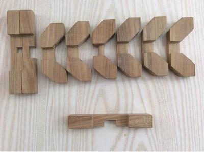 圣匠鲁班 :9柱梅花鲁班锁拼装图解