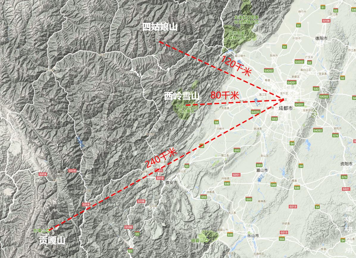 大雪山脉,邛崃山脉以及岷山山脉,松潘高原等等我们将其统称为川西高原