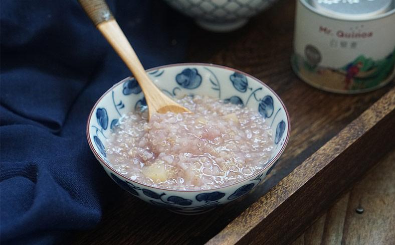 藜麥紫薯粥