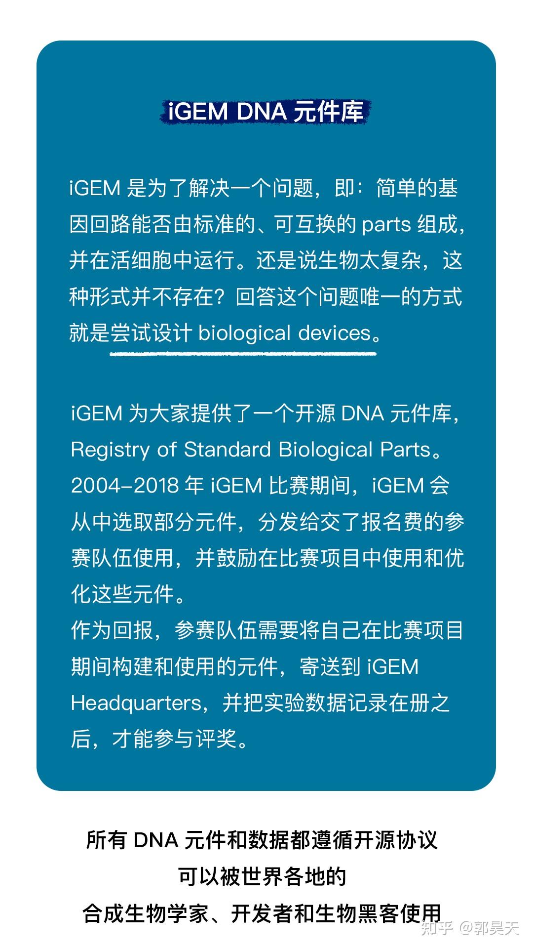 什么是iGEM Parts? 知乎