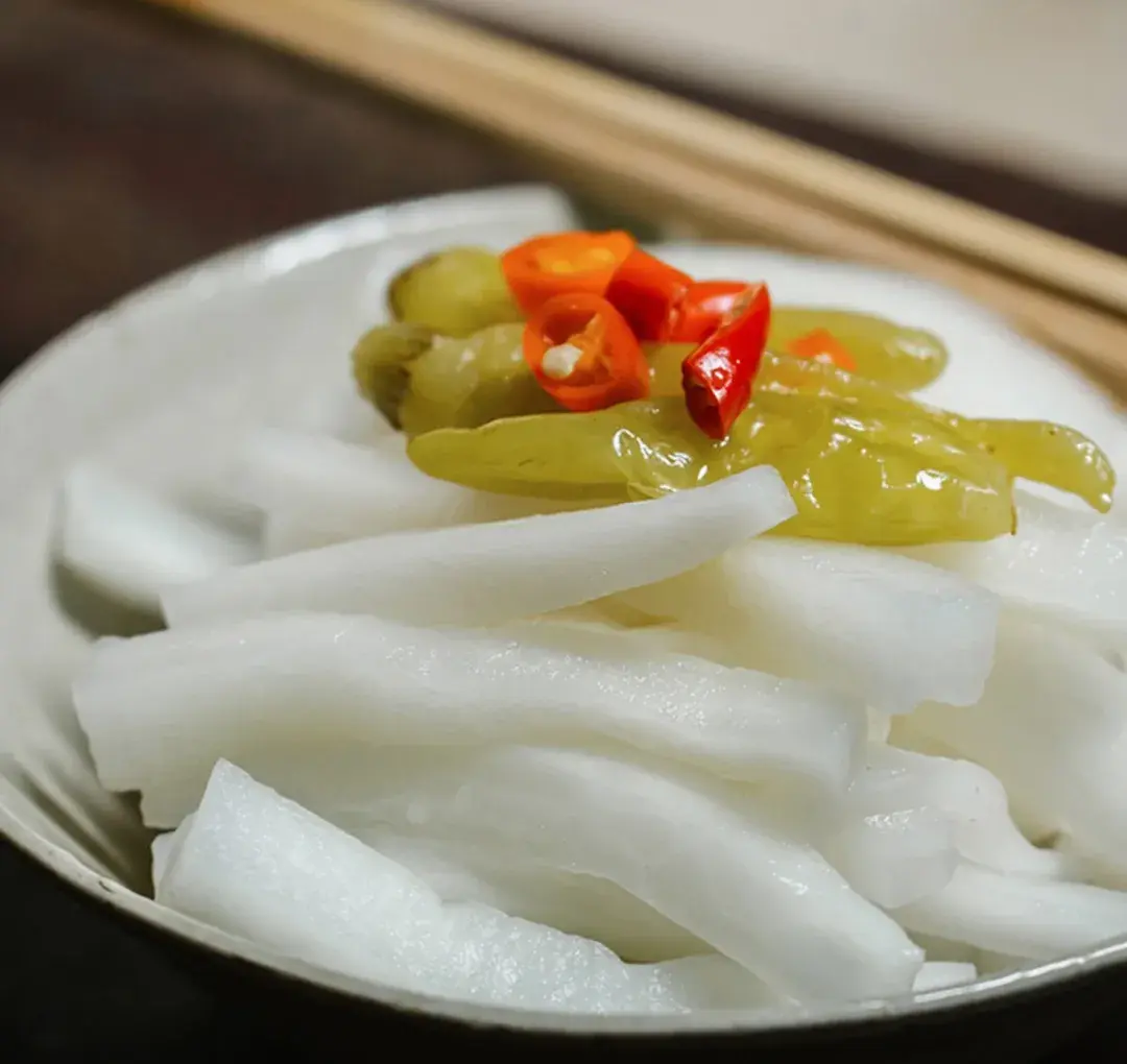 远粮严选爽口萝卜狂甩韩国泡菜一条街这位江西大叔做的萝卜泡菜口口