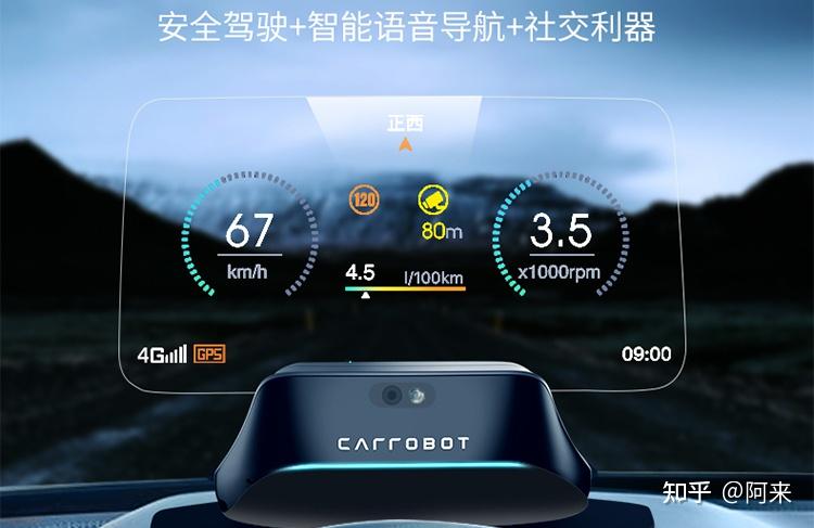 車載hud智能抬頭顯示器,低調奢華的行車安全神器 - 數碼黑科技系列
