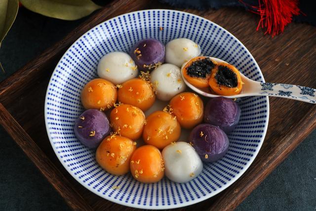 汤圆别买了在家教你做三色汤圆好吃又好看口感香甜特解馋