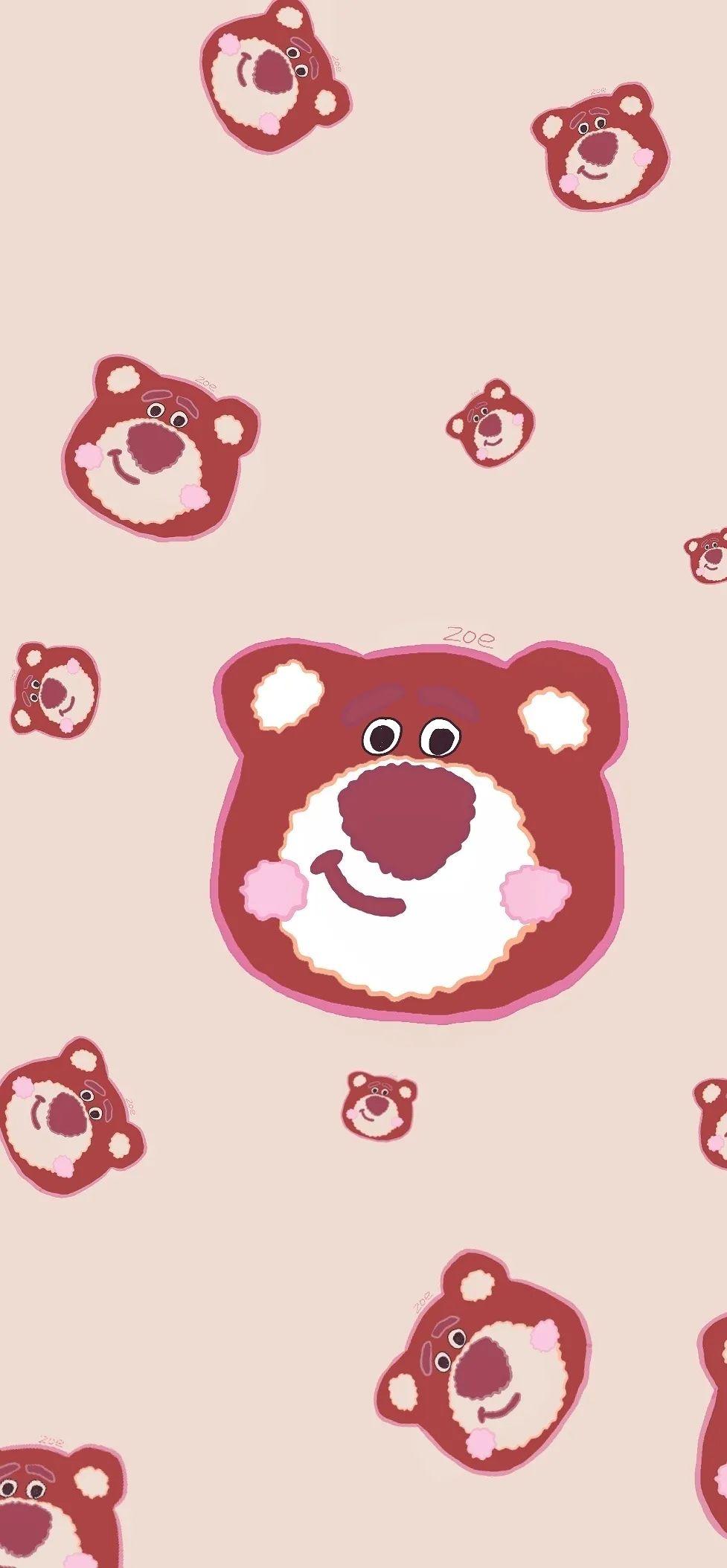 玩具总动员卡通可爱草莓熊高清壁纸4