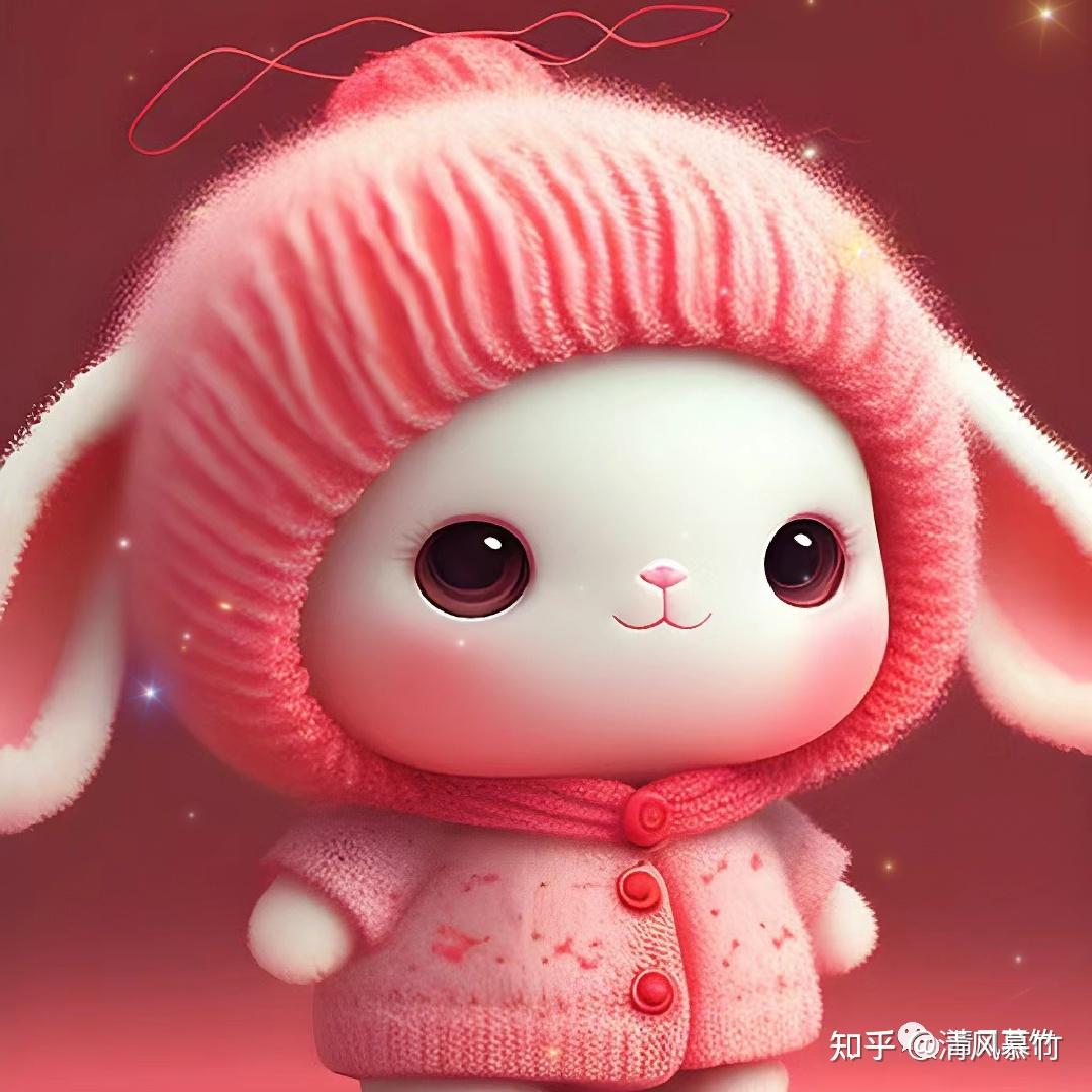 兔年头像|高萌预警!108只高清软萌卡通兔兔来了,瞬间治愈你的不开心!