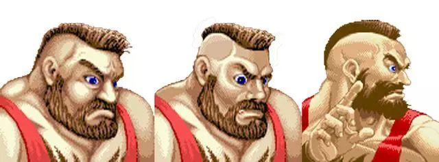 街机街头霸王2八人和十二人版头像变化当年你注意到了吗