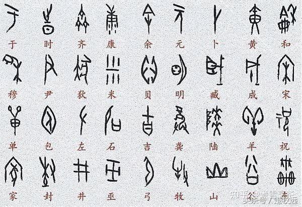 汉字从甲骨文和金文开始,经历了不断演变的过程,产生了篆书,隶书,草书