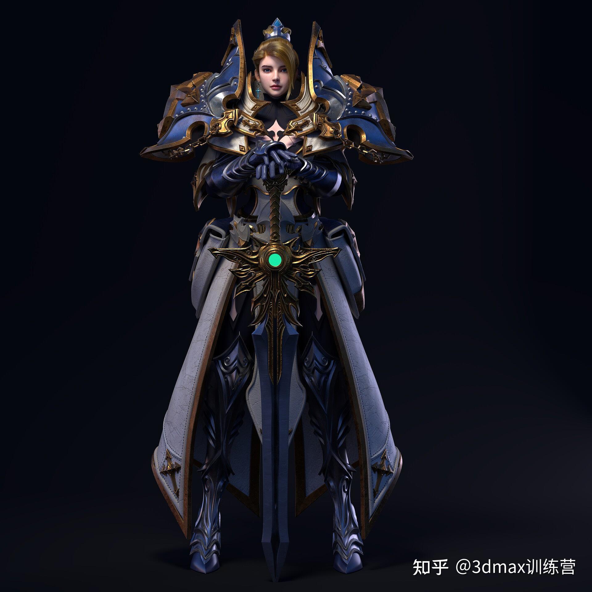 3d游戏建模角色模型制作有哪些流程