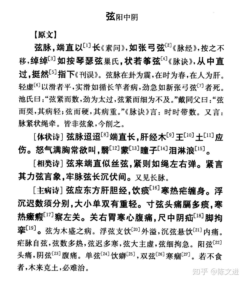 中医弦脉现代医学解析 - 知乎