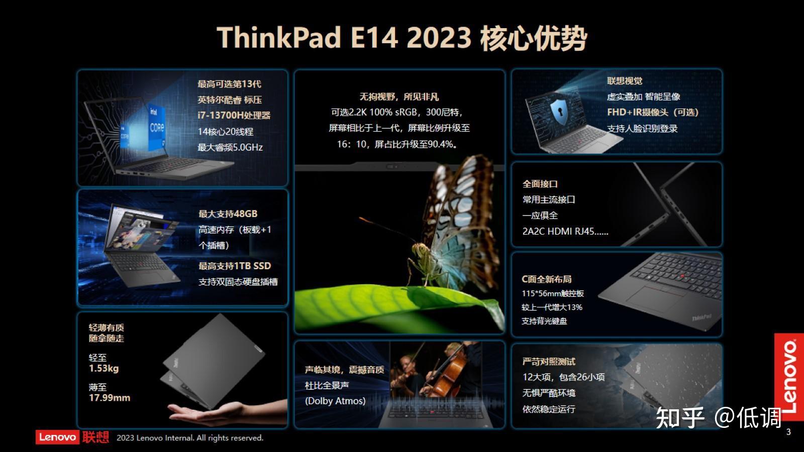 联想thinkpad e14笔记本 内外兼修,商务典范