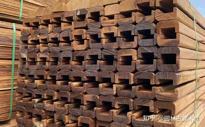 哈尔滨菠萝格木和榆木哪个好 庭院菠萝格木栈道扶手建材市场 园林古建加工厂家 - 知乎