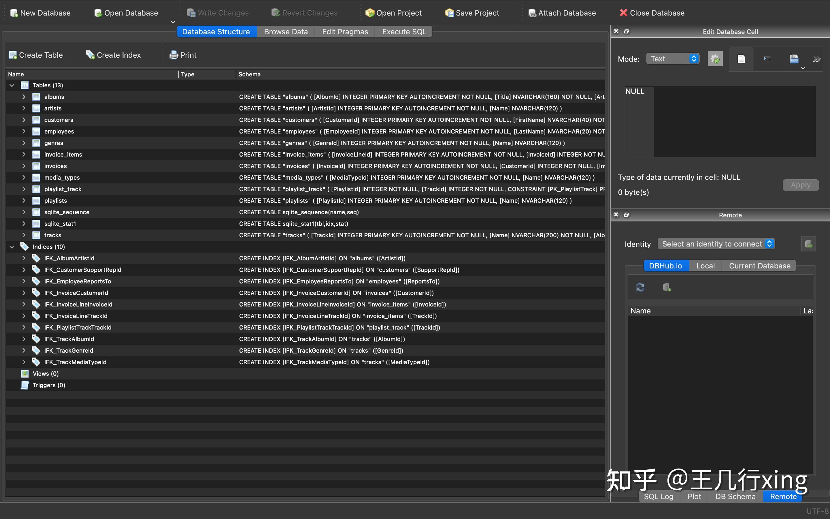  sql sqlite sqlitebrowser 