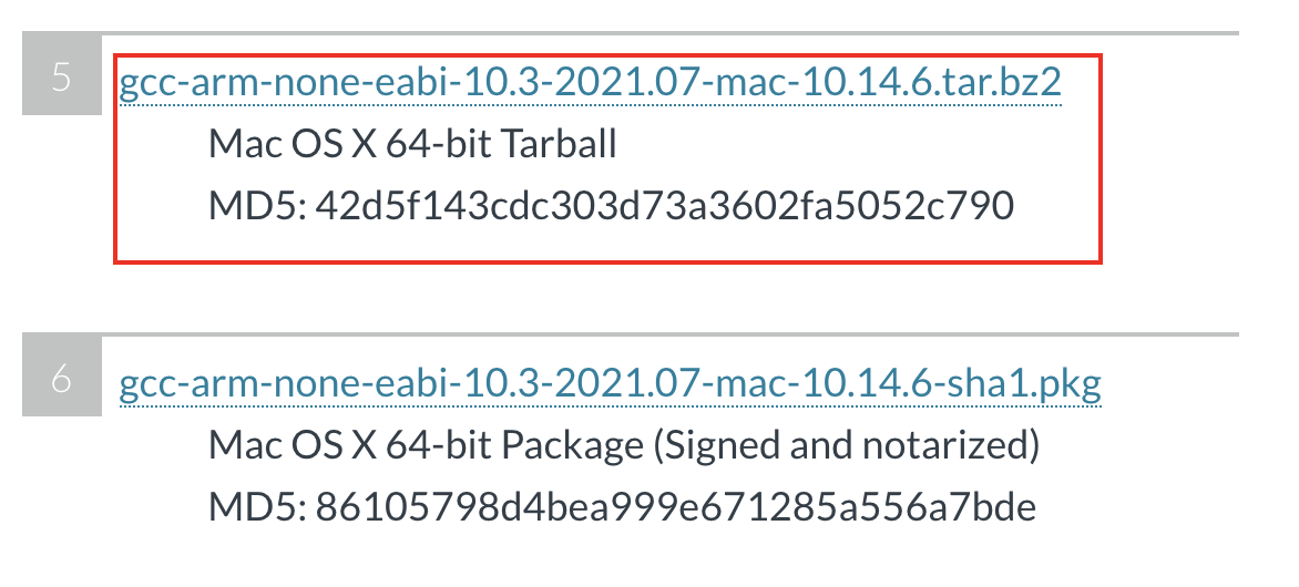 Mac gnu arm embedded toolchain 