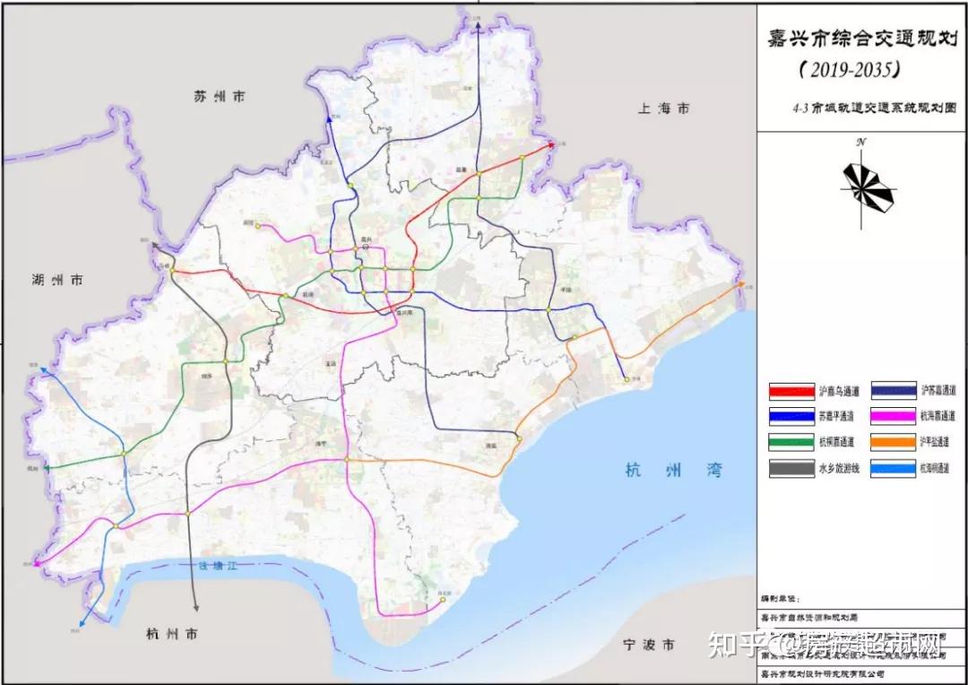 嘉兴市市域轨道交通规划图▼7,桐乡市:以提升城市能级,打造长三角重要