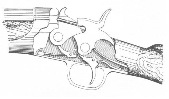 1871年始造林明敦边针枪(remington rolling block, rimmed-fire).