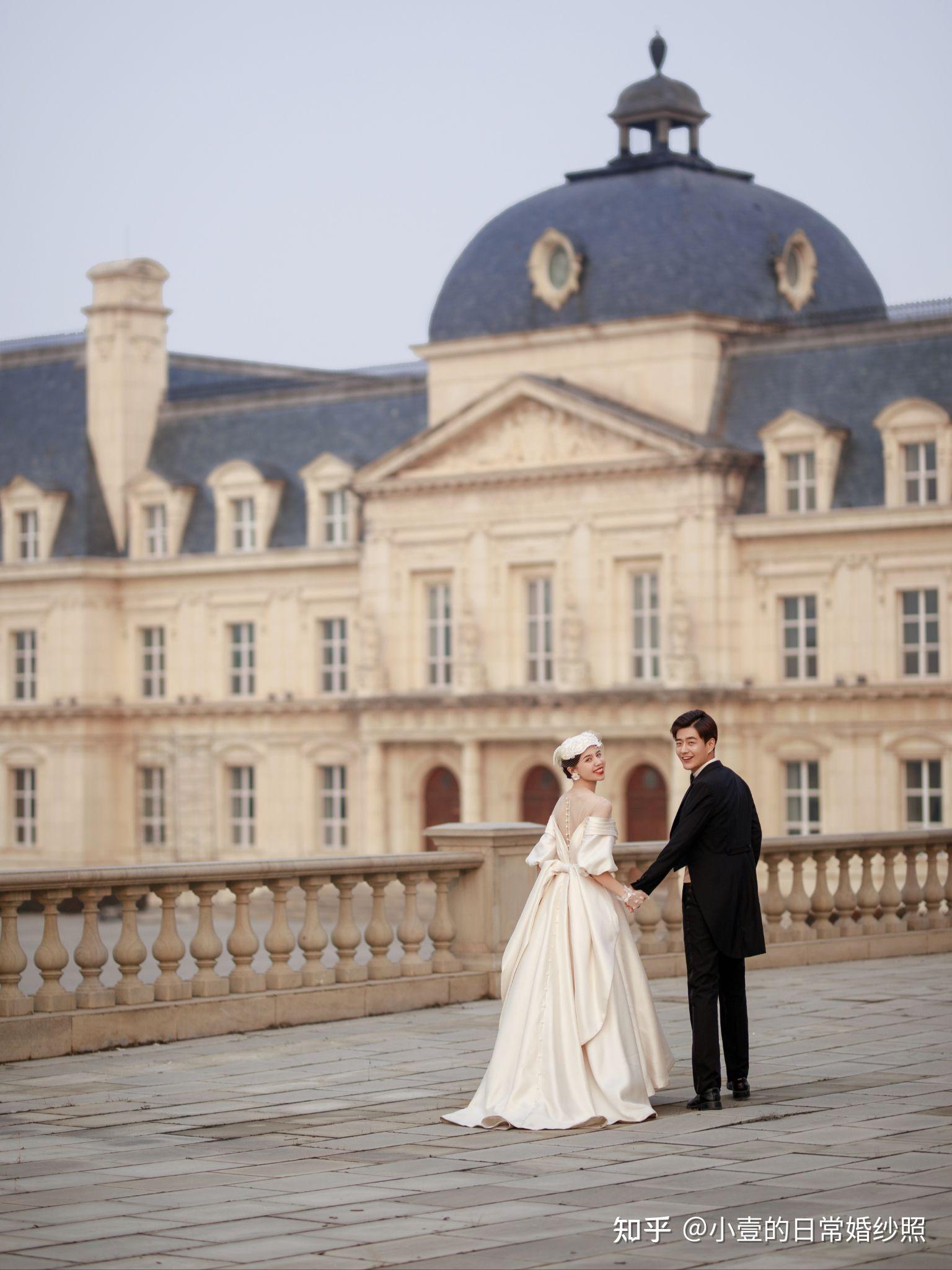 拉斐特城堡婚纱照演绎欧式古堡风情