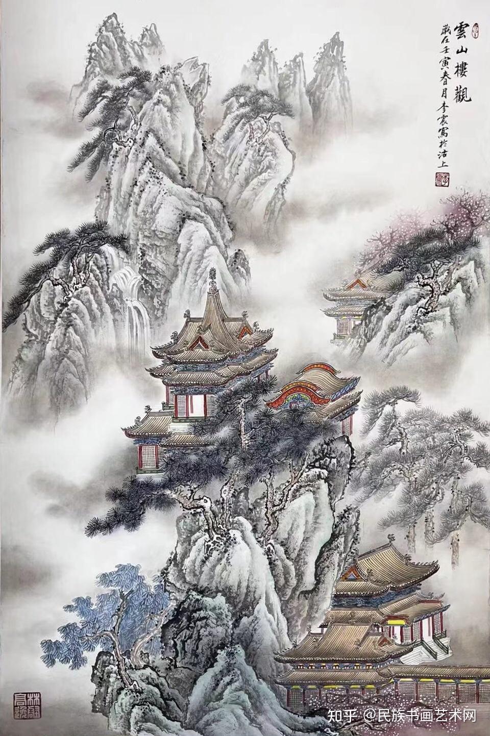 在李震的作品中,那些随心遨游,气吞云卷,潇灑灵动的笔墨气格,全袭宋人