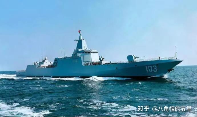 我軍055大驅已經建成服役8艘,分別是:101號南昌艦,102號拉薩艦,103號