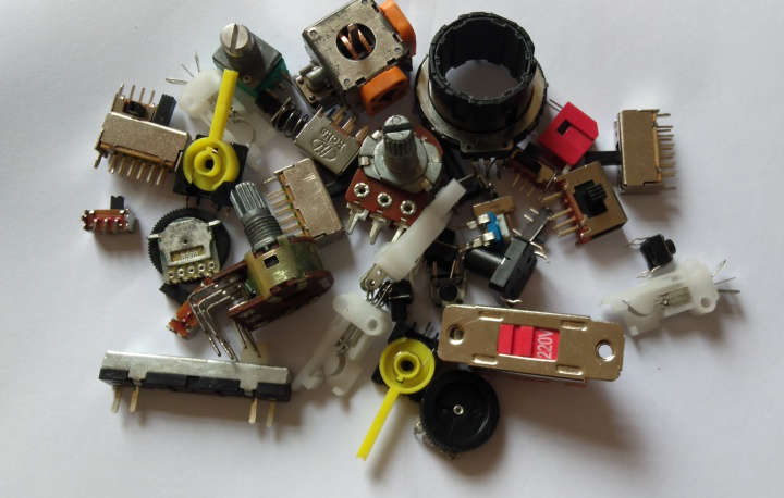 常用拨动开关杂乱