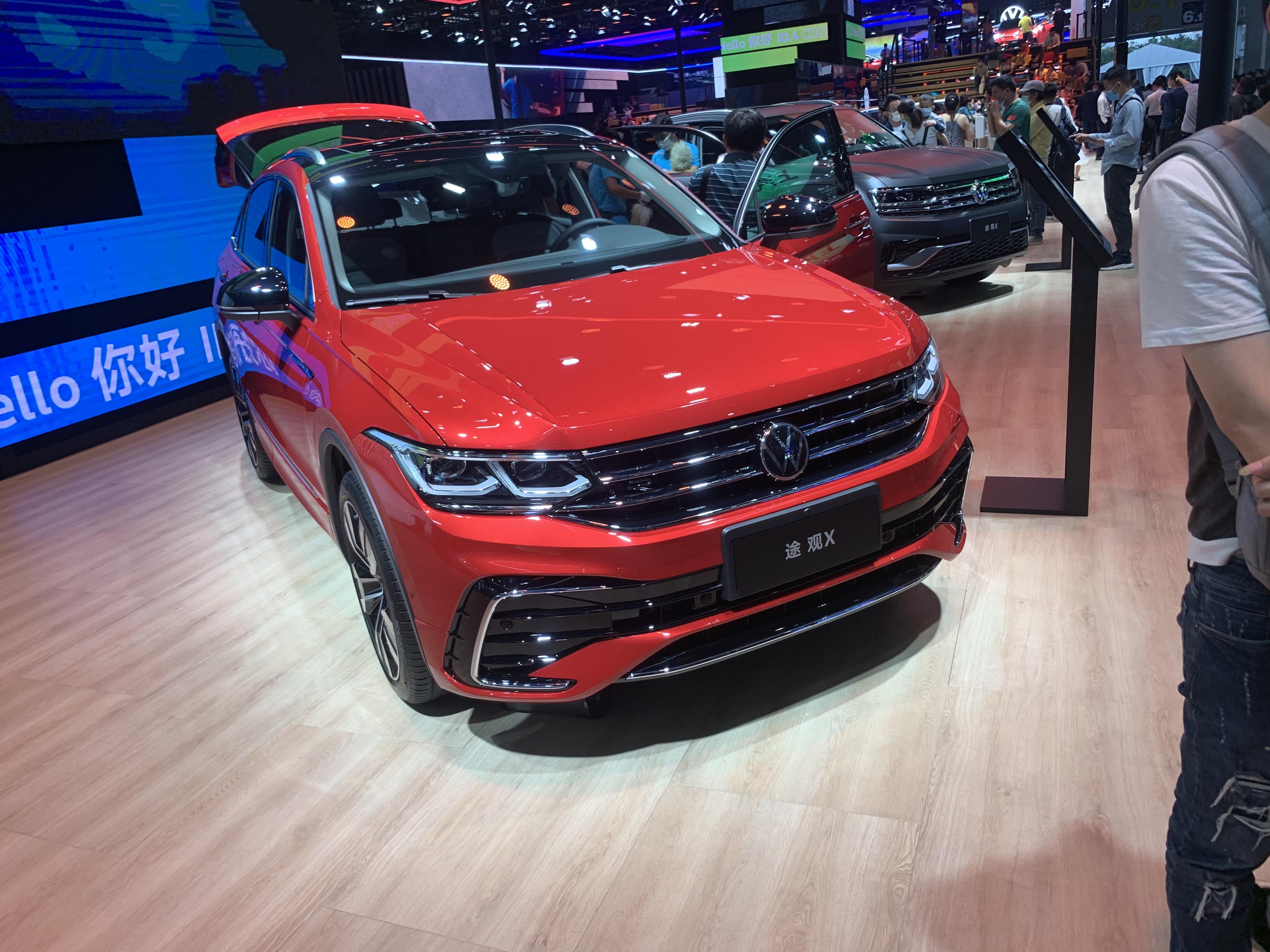 2020广州车展大众途观x轿跑suv运动范十足实拍