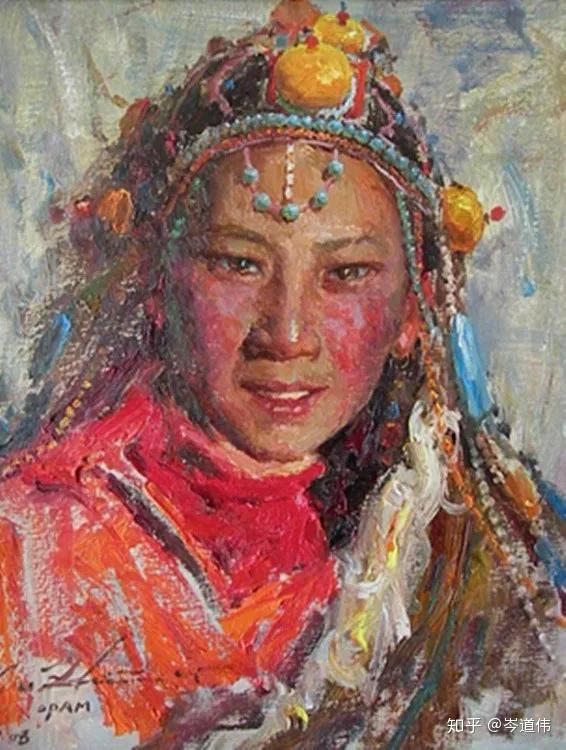 中外女性肖像，涂志伟油画欣赏- 知乎