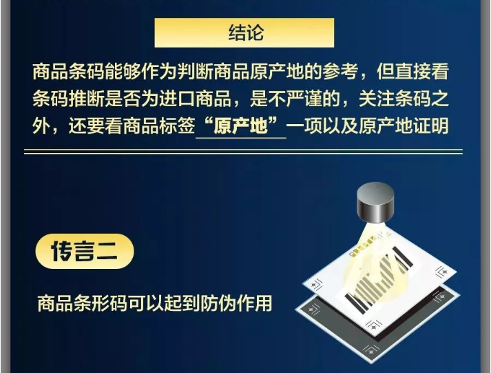 如果商品条形码的开头数字是"69,那么该商品就一定国产;若是原产地