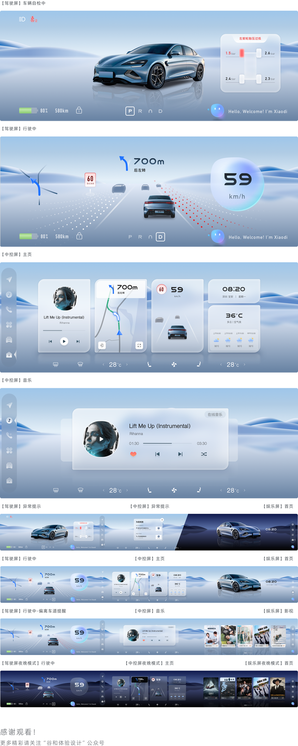 设计案例 | 比亚迪汽车HMI概念设计 - 知乎