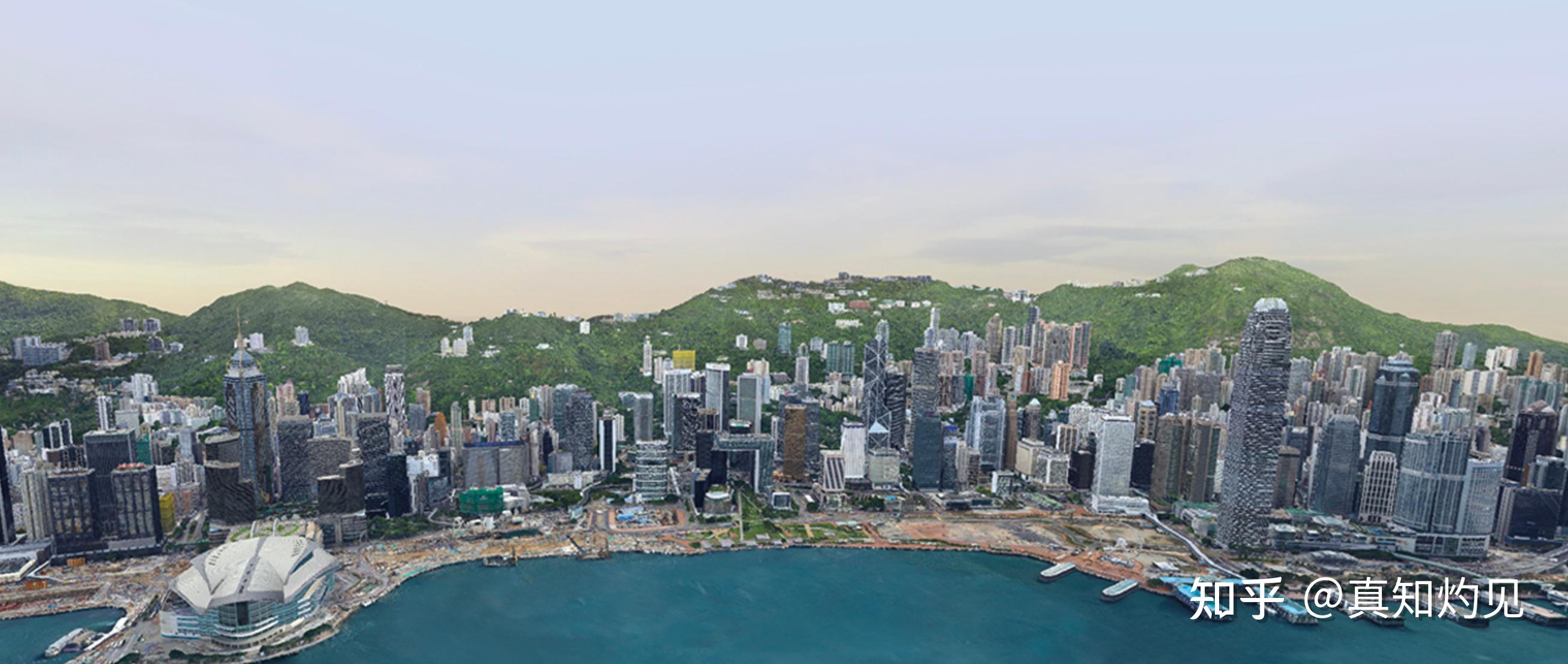 三维实景模型：香港岛/九龙半岛 - 知乎