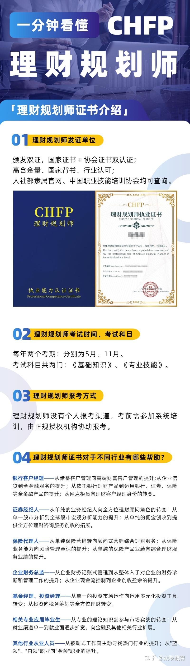 因為其涉及面廣,知識全面且報考難度相對較低,近年來越來越受金融從業