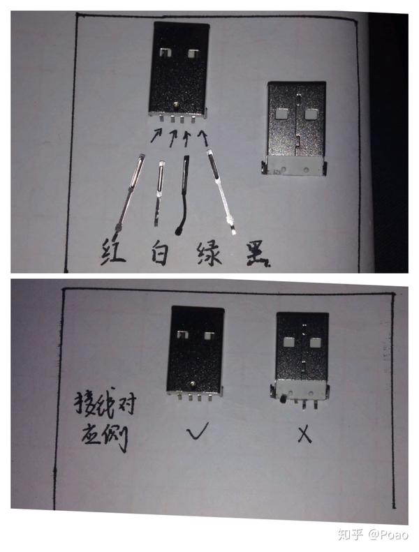 双公头usb连接线 自制图片