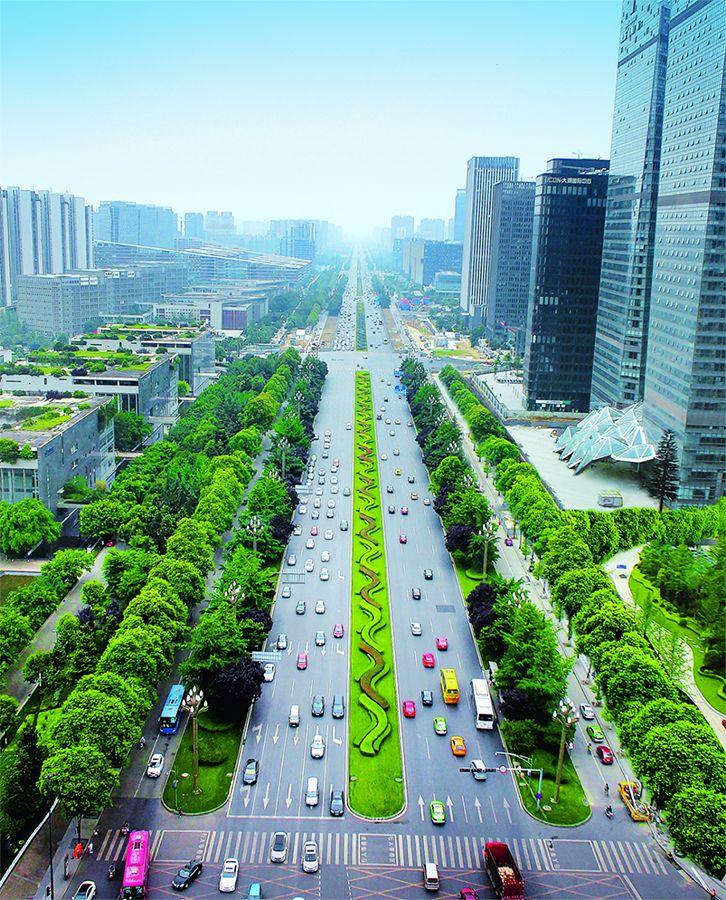 成都老照片丨24张照片看成都中轴线"天府第一路"前世今生