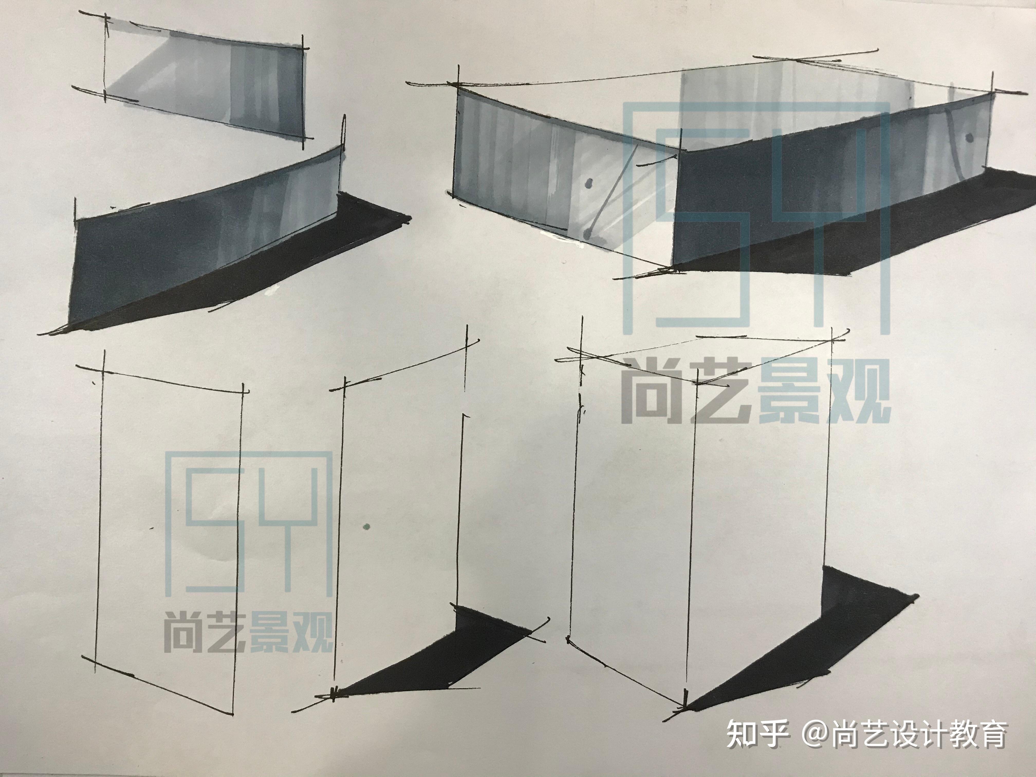 【手绘技法表达】——马克笔上色 - 知乎