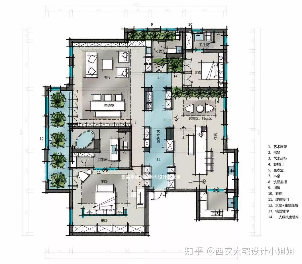 超牛的户型方案思维!1个户型竟能做出10个不同的方案! - 知乎