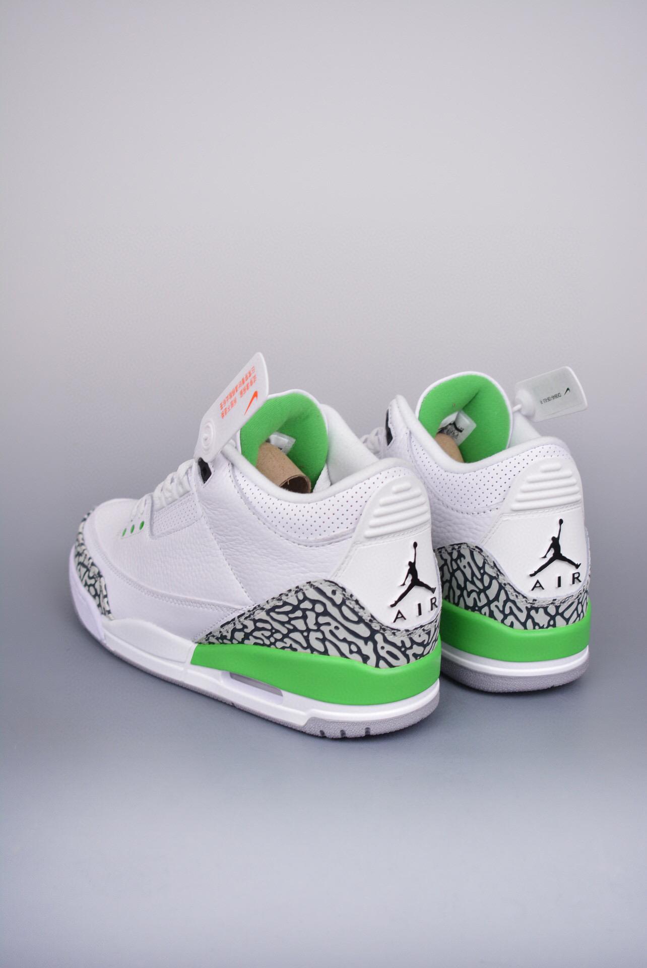 乔丹air jordan 3 retro lucky green aj3白绿篮球鞋 - 知乎