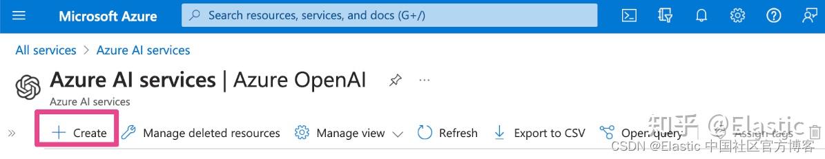 Elastic AI Assistant for Observability 和 Microsoft Azure OpenAI 入门 - 知乎